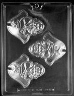 AWESOME PIRATE SKULL HALLOWEEN CHOCOLATE MOLD CHOCOLATE CANDY MOLD