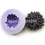 Pinkie Tm 3D blooming chrysanthemums Flower Soap mold silicone molds,mold soap,candle molds, handmade DIY tools...