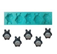 Yunko 3d Mini Totoro Silicone Fondant Mold Chocolate Mold Cake Decorating Mold Candy Mold Jelly Mold
