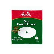 Melitta 3.5 Inch White Disc Percolator Coffee Filters Pack of 2 (200 Filters total)