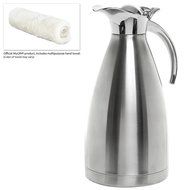 Double Wall Stainless Steel 2 Liter Vacuum Jug / Thermal Carafe / Insulated Pot for Coffee, Tea &amp; Water N2