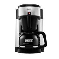 BUNN&reg; 10-Cup Home Coffee Brewer, Stainless Steel, Black
