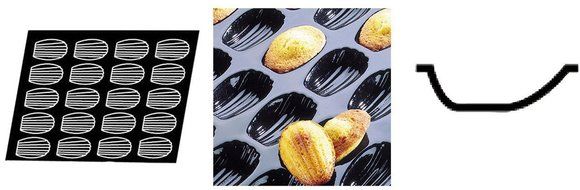 Flexipan 336390 Madeleines Nonstick Sheet Mold N2