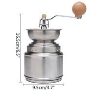 niceEshop(TM) Manual Coffee Grinder Coffee Mill Grinding Mill Pepper Grinder Bean Grinder with Cleaning Brush,...