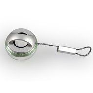 Generic Mini Speaker Built-in Rechargable Lithium Battery Output 3 Watts With Foldable AUX Cable(Green) N2