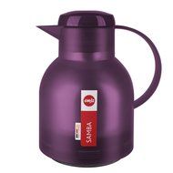 Emsa Samba Quick Press Insulated Server, 34-Ounce, Translucent Eggplant N25