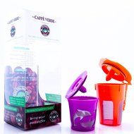 Reusable K Cup &amp; K Carafe Filter for Keurig 2.0 Starter Kit - Compatible with Keurig 2.0: K200, K300, K400, K500... N7