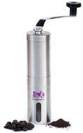 The Purple Tractor Coffee Grinder, Precise Stainless Steel Manual Hand Crank Ceramic Burr For Superior Consistency... N8
