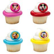 Mickey Mouse Clubhouse You Bethcha! Cupcake Rings - 24 ct