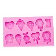 HT BAKEWARE | Ice Cream and Lollipop Silicone Mold N4