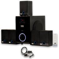 Acoustic Audio AA5817 Home Theater 5.1 Speaker System with Optical Input Surround Sound