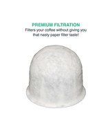 6 Hamilton Beach Charcoal Water Filters, Compare to Part # 80674, Designed &amp; Engineered by Crucial Coffee N2