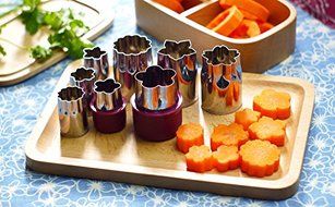 SIS stainless steel Fruit making mold,Cookie Cutters,Create Perfect Shape set of 8 N2