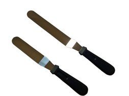 Offset Spatula Set Professional Cake Decorating Tools- 6&quot; &amp; 8&quot; Stainless Steel Cake Frosting Set with BONUS Decorating...