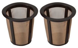 HIC Gold Tone Reusable Coffee Filter, 1-Cup N2