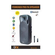 QFX SBX-621500 Dual 15&quot; PA Speaker w/Bluetooth/FM/USB/SD In with remote control N2