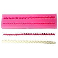 Sher FOUR-C 3D Embossing Mold Cake Design Silicone Molds Color Pink N2