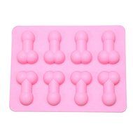 Penis Sharped Silicone Ice Cube Tray Cake Chocolate Mold Baking Mould Pink CT11 N3
