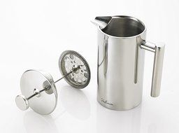 Bellemain French Press - Double Wall Pot Keeps Coffee Warm - Coffee and Tea Maker - Stainless Steel - 35 fl. oz... N8