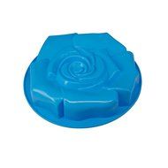 Tangne 4 Colors Rose Shape Silicone Cake Mould Kitchen DIY Cake Tools (Rose Red) N4
