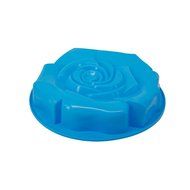 Tangne 4 Colors Rose Shape Silicone Cake Mould Kitchen DIY Cake Tools (Rose Red) N5