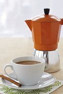 IMUSA, B120-43O, Aluminum Coffeemaker, 6-Cup, Orange N4