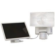 New MAXSA INNOVATIONS 40224 Solar-Powered 50-LED Motion-Activated Outdoor Security Floodlight (White)