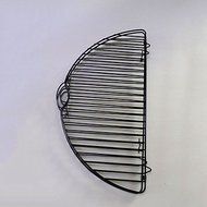 Sher Foldable Round Cake Cooling Rack for Cake Bread Cupcake Baking Tool Nonstick Coated Carbon Steel Black Color