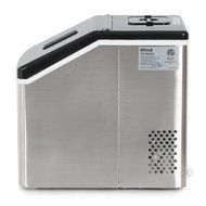 Della Electric Ice Maker Machine Portable Counter Top Yield Up To 28 Pounds of Ice Daily -Stainless Steel N4