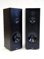 Halo 2 Floorstanding Speakers in Black Oak (pair) N3