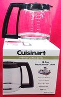 Cuisinart Replacement Glass Carafe, Black - 12-Cup