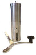 Burr Beans Grinder for Coffee: Manual Fresh Coffee Maker, Stainless Steel Portable & Sleek Design, Ceramic Conical... N7