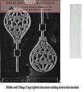 HOT AIR BALLOON lolly kids chocolate candy mold &copy; Molding Instruction + 25 lollipop Sticks