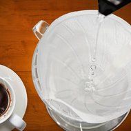 Ocathnon VDG-02B V60 Glass Coffee Dripper Clever Coffee Filter 300ML (Flannel Filtering bag is included) Glass... N12