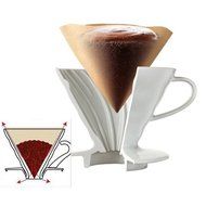 Ocathnon VDG-02B V60 Glass Coffee Dripper Clever Coffee Filter 300ML (Flannel Filtering bag is included) Glass... N15