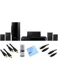 Samsung HT-J4100 - 5.1 Channel 1000-Watt Blu-Ray Home Theater System Plus Hook-Up Bundle - Includes Home Theater... N2