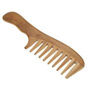 Skango(TM) 1Pcs Handmade Wooden Sandalwood Wide Tooth Wood Comb Natural Head Massager Hair Combs Hair Care N6