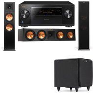 Klipsch RP-280F Tower Speakers-RP-450C-SDS12-3.1-Pioneer Elite SC-85