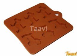 Taavi Scotty Scottie Dog Shape Silicone Dessert Ice Cube Lattice Dog Treat Candy Making Moulds Crayon Mold DIY... N3