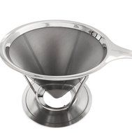 The Brewologist Pour Over Coffee Cone, the Clever Coffee Dripper: Permanent Reusable Stainless Steel Coffee Filter... N10