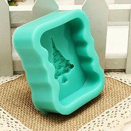 Bluelover Christmas Tree Shape Chocolate Cake Soap Mold Fondant Sugar Mould N4