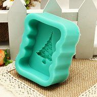 Bluelover Christmas Tree Shape Chocolate Cake Soap Mold Fondant Sugar Mould N5