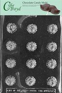 Cybrtrayd AO095 Swirl Bon-Bon Chocolate Candy Mold with Exclusive Cybrtrayd Copyrighted Chocolate Molding Instructions