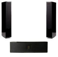 Martin Logan Motion 40 Black Floorstanding Speakers with Motion 6 Black Center Channel Speaker