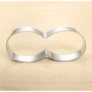 Y&amp;XL&amp;H 3 Pieces Bikini Swimsuit Shape Cookie Cutters Set Fruit Cut Molds Stainless Steel N2