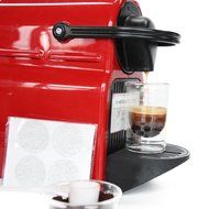 RECAPS Nespresso Stainless Steel Refillable Coffee Capsule (3 pods) + Aluminum Seals Sticker Lids (120pcs) Stainless... N3