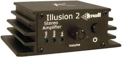 Knoll Systems ILLUSION 2 15-Watt Integrated Stereo Amplifier With Bass, Treble and Balance Controls