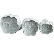 Joylive Fondant Cake Bread Decorating Sugarcraft Mold Cookie Plunger Cutters Mould Tools Roses N2