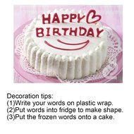 bouti1583 3 Pcs Gourmet Painting Pen Baking Cookies DIY Painting Pen Cake Bread Chocolate Painting Pen Cake Decoration... N5