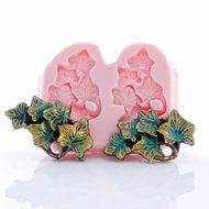 Ivy Leaf Cluster Silicone Mold Food Safe Fondant, Chocolate, Candy, Resin, Polymer Clay Mold N4
